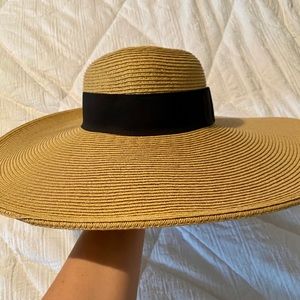 THREE beach hats. Large, glamorous.
